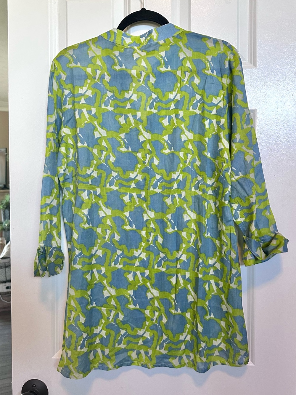 bluTHREADS by rockflowerpaper 100% Cotton Printed Tunic Top Size Medium - Picture 5 of 8